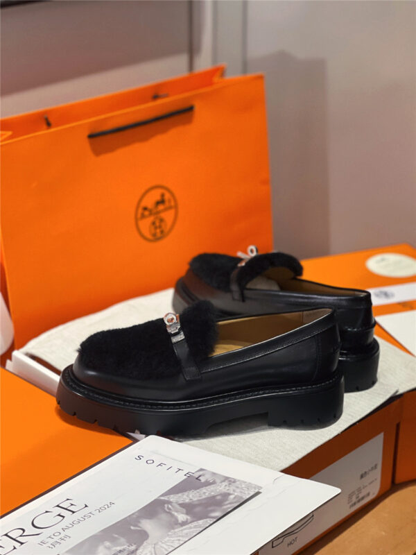 Hermès Black Icone Loafer Women - Image 2