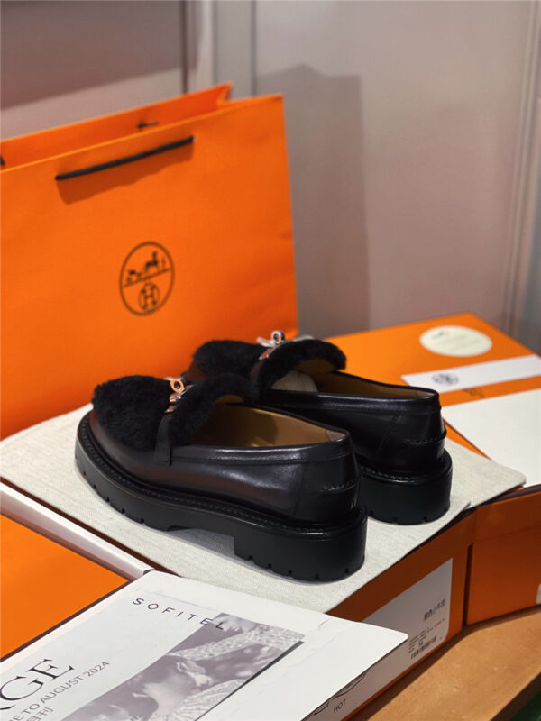 Hermès Black Icone Loafer Women - Image 3