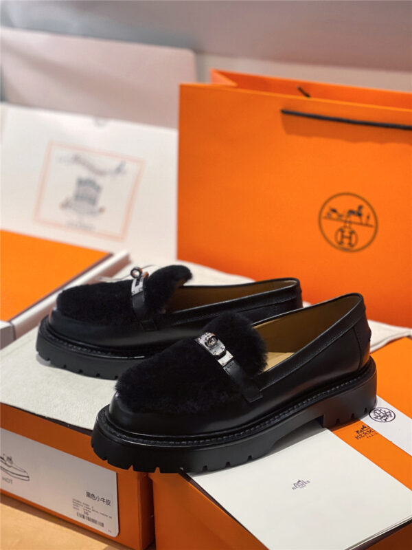 Hermès Black Icone Loafer Women - Image 5