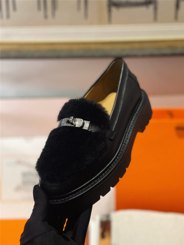 Hermès Black Icone Loafer Women - Image 6