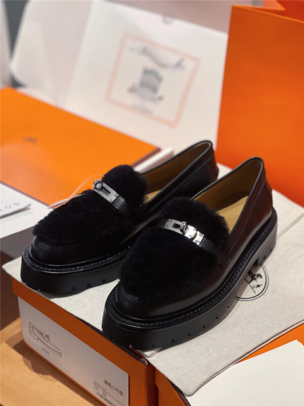 Hermès Black Icone Loafer Women - Image 7