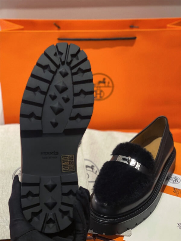 Hermès Black Icone Loafer Women - Image 8