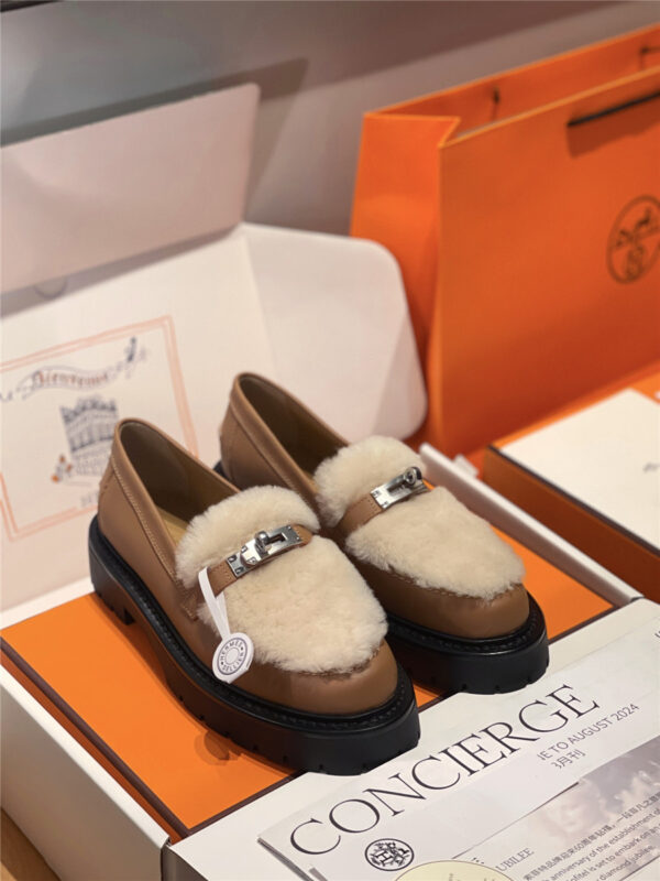Hermès Brown Icone Loafer Women - Image 2
