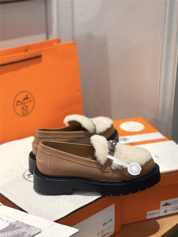 Hermès Brown Icone Loafer Women - Image 6