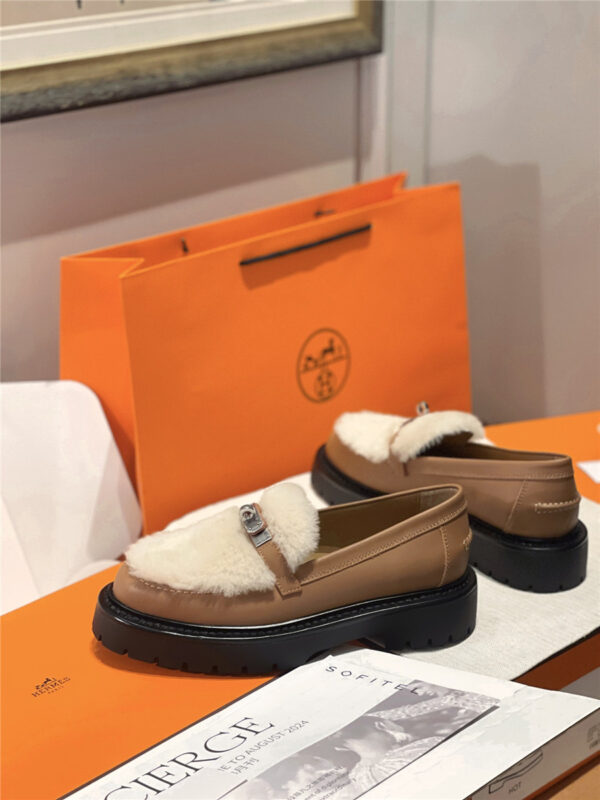 Hermès Brown Icone Loafer Women - Image 8