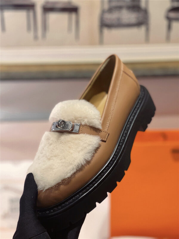 Hermès Brown Icone Loafer Women - Image 9