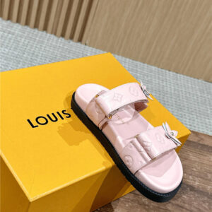 Louis Vuitton LV Sunset Flat Comfort Mule in pink