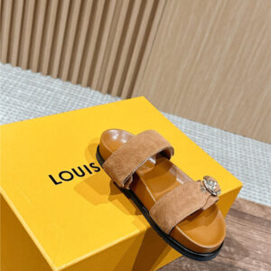 Louis Vuitton LV Sunset Flat Comfort Mule in brown
