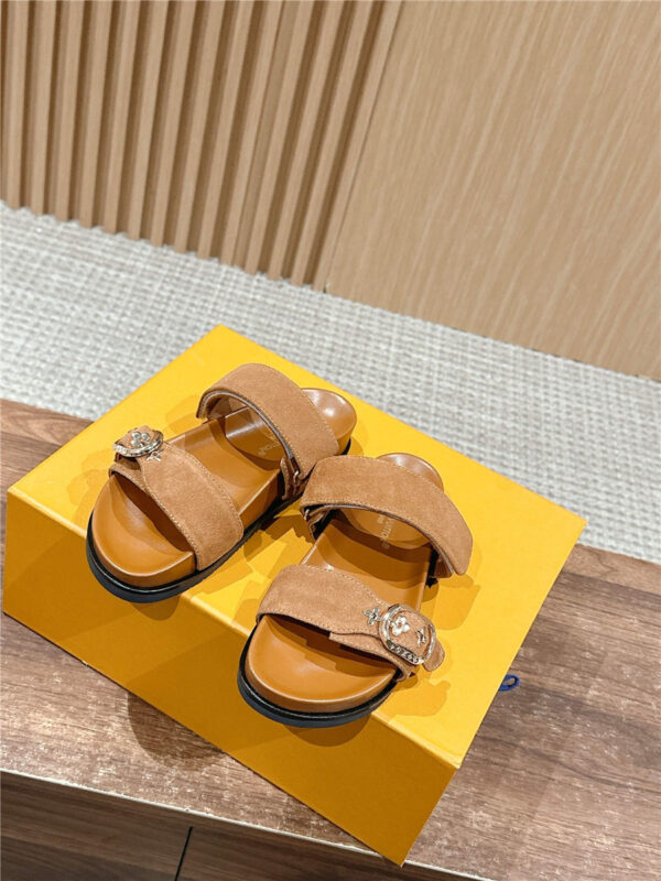 Louis Vuitton LV Sunset Flat Comfort Mule in brown - Image 5
