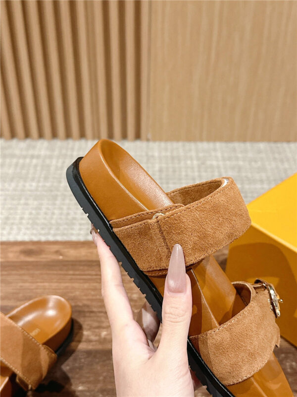Louis Vuitton LV Sunset Flat Comfort Mule in brown - Image 6
